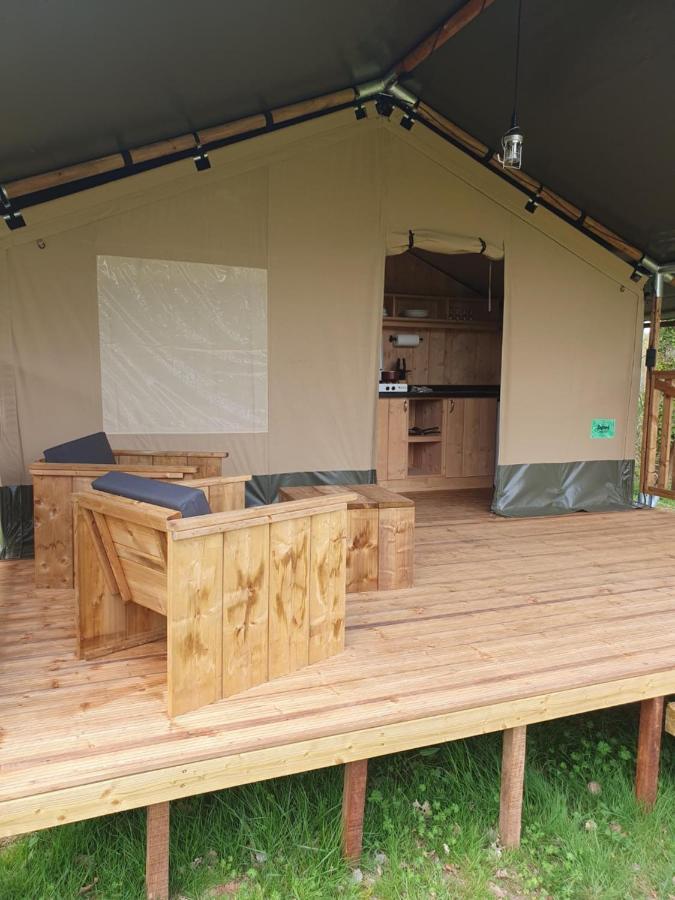 Luxury Safari Tents At Moulin Du Pommier Glamping & Camping Saulgond ภายนอก รูปภาพ
