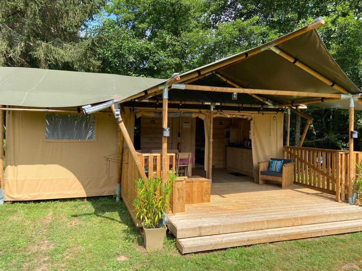 Luxury Safari Tents At Moulin Du Pommier Glamping & Camping Saulgond ภายนอก รูปภาพ